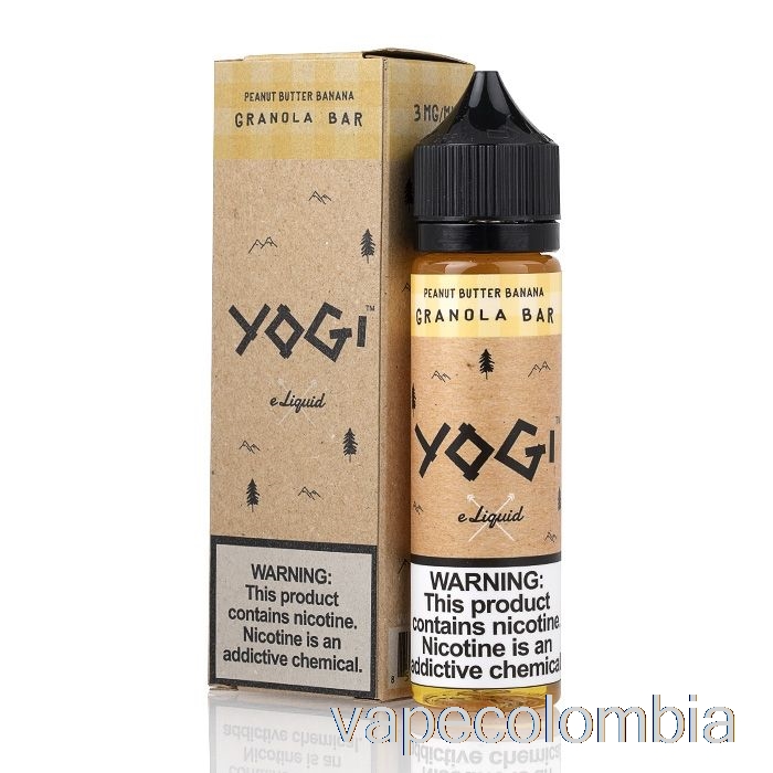 Vape Barra Desechable De Granola De Plátano Y Mantequilla De Maní - Yogi E-liquid - 60ml 0mg